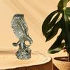 Brass Statue Eagle Snake Figurine Decoration Gift Artwork Small Desktop Ornament Sculpture for
