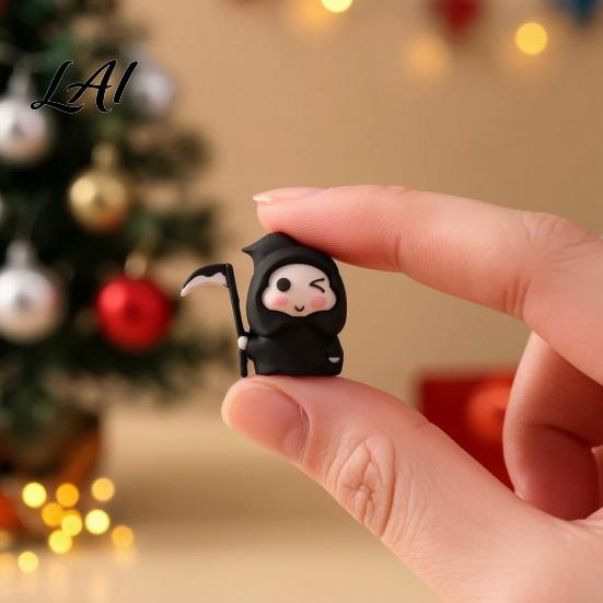 Micro Landscape Props for DIY Halloween Ornaments Cute Miniature Ghost/Pumpkin/Spider Figurines Table Ghost Spider Pumpkin Decor Fairy Garden Flower