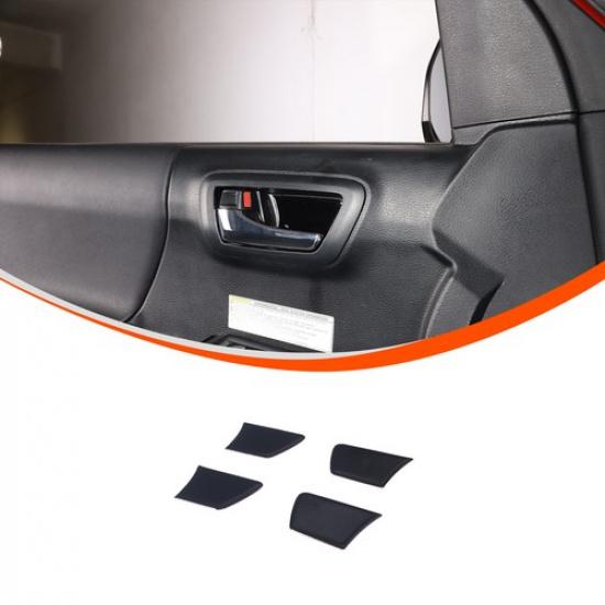 Glossy Piano Black Inner Door Bowl Trim Panel For Toyota Tacoma 2016-