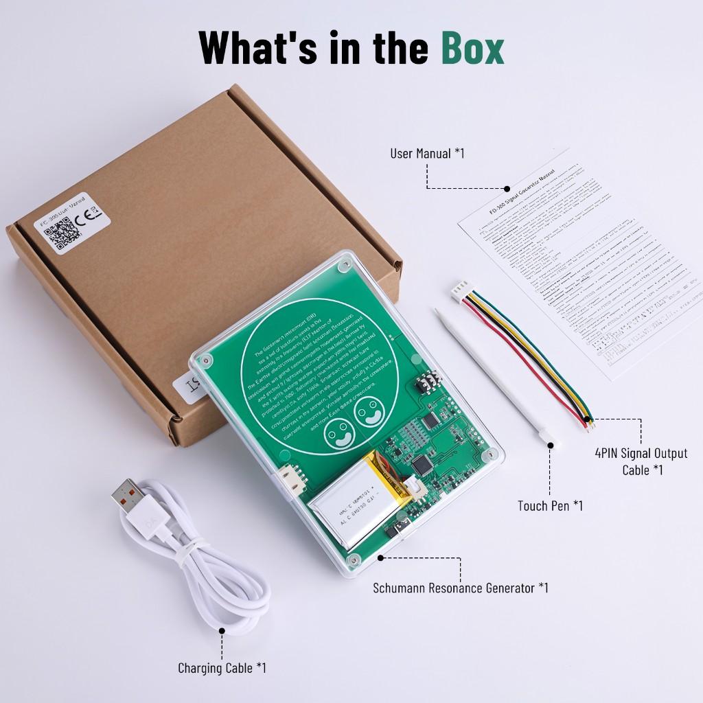 FG 300 Multi functional High precision Portable Signal Generator 0.001Hz 200KHz Signal Generator 7.83Hz Schumann Wave