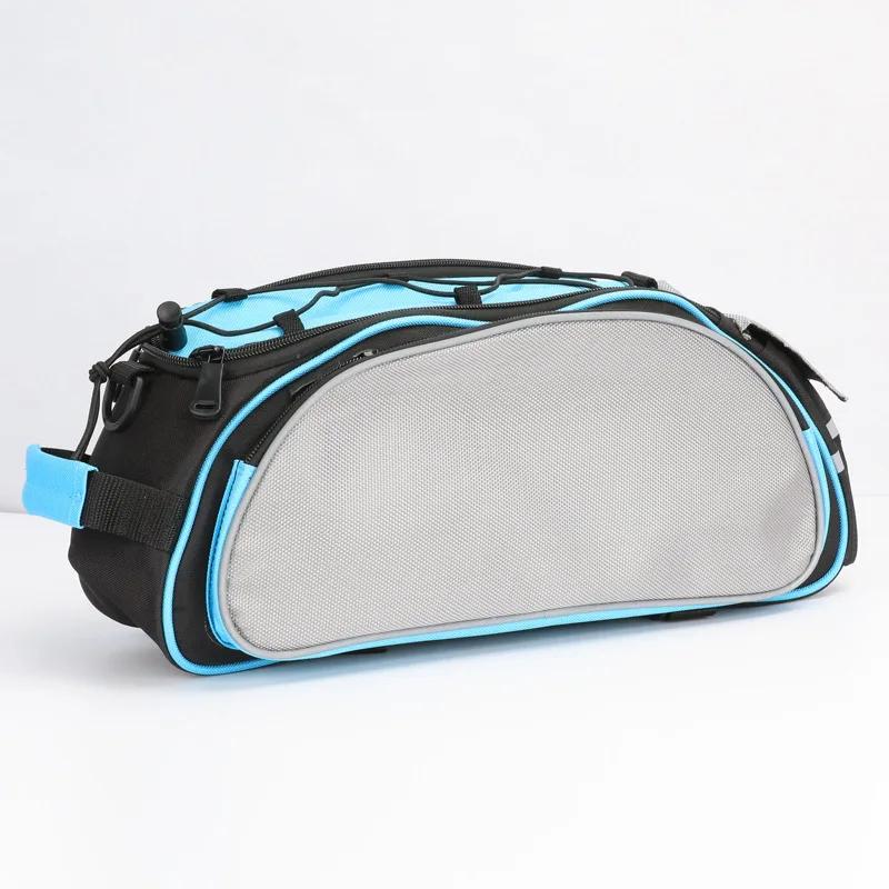 Bike Bag Rear Rack Bag Universal Bike Seat Bag with Removable Shoulder Strap Large Capacity Bicycle Storage Bag