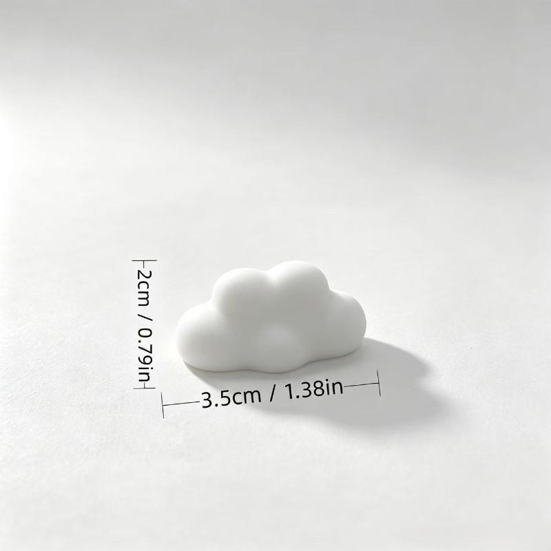 4Pcs Cloud Shaped Photo Holder Desktop Picture Frame Stand Multifunctional Display Rack For Postcards Business Cards Notes