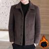 Winter Men's Wool Coat Mink Clothes Men's Thickened Jacket Winter Coat Autumn and Winter Woolen Coat