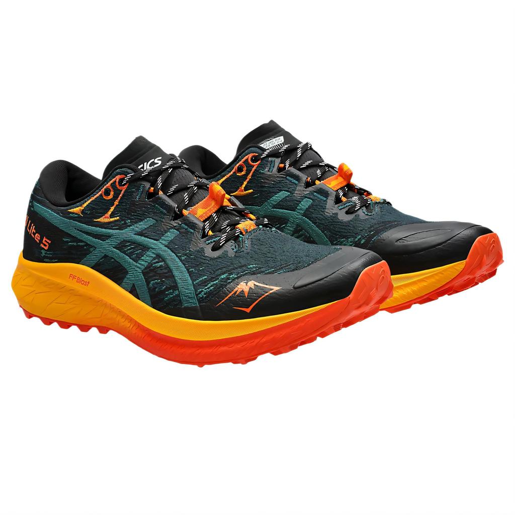 Asics Мужские кроссовки Fuji Lite 5 Saxon Green Rainy Lake, черные 1011B889-300