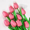 10 шт. Премиум искусственные цветы настоящие тюльпаны букет искусственные цветы для дома комнаты спальни DIY декор вечеринка свадьба украшение