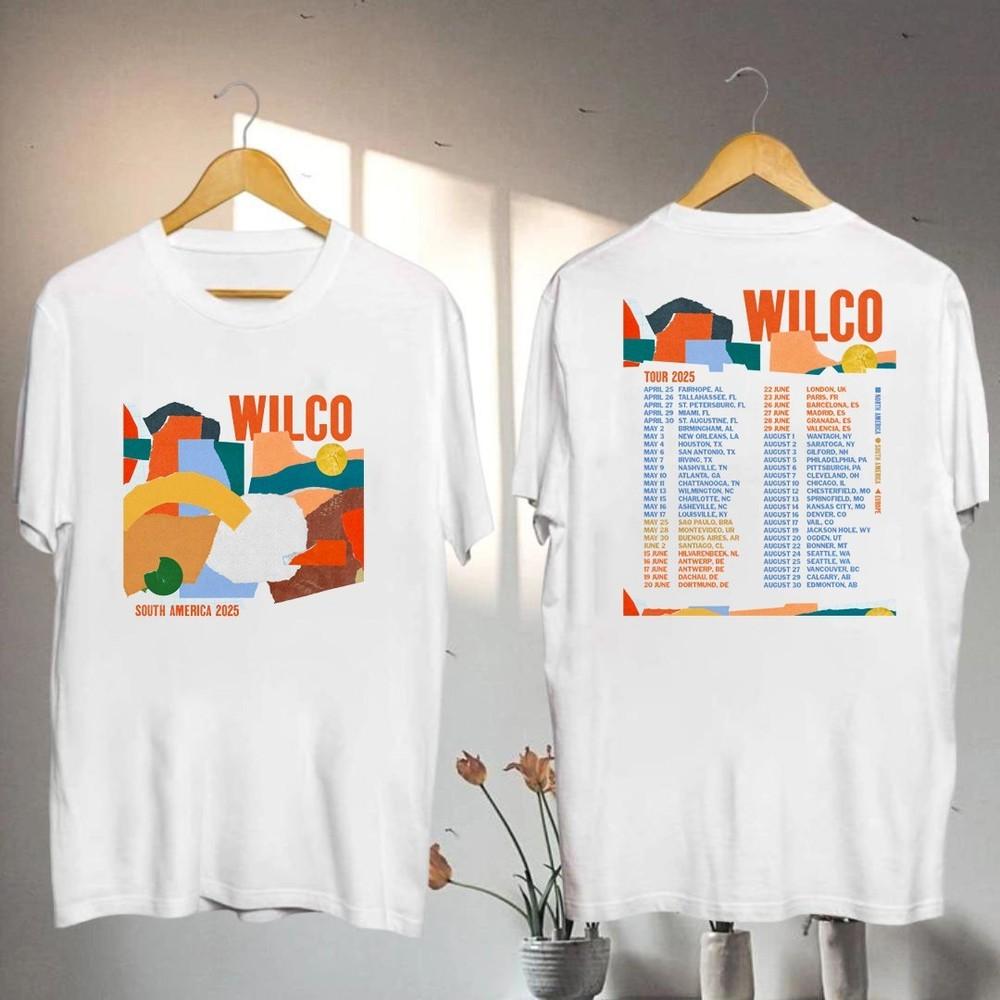 New WILCO SOUTH AMERICA 2025 TOUR Gift For Fans Unisex S-5XL Shirt SS1848 Unisex T-Shirt