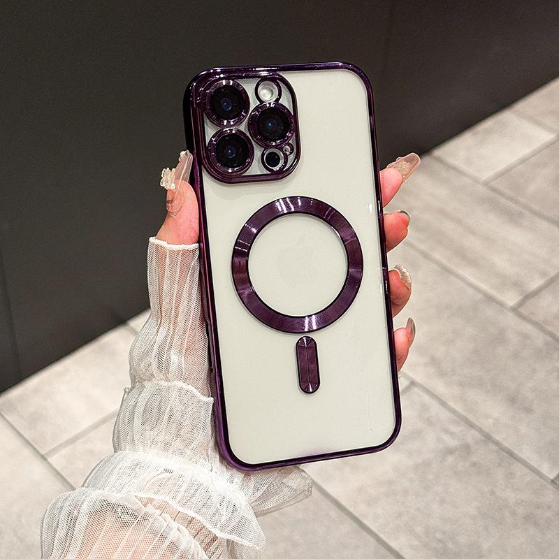 Luxury Magnetic Shockproof Phone Case For Samsung Galaxy A06 A16 A26 A36 A56 A07 A17 F05 M05 Funda Glass Lens Protection Cover