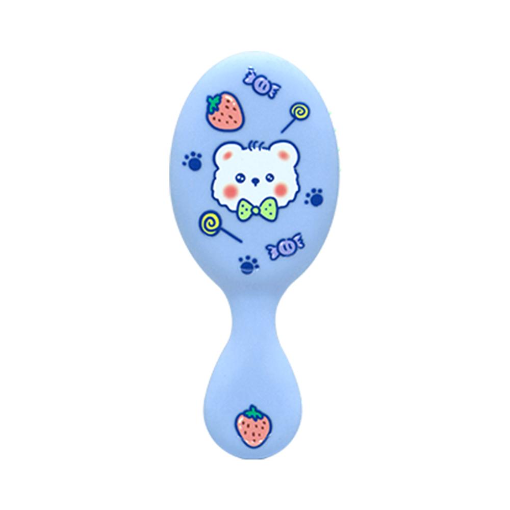 Children Cartoon Massager Paddle Cushion Hair Brush Cartoon Comb Anti-detangle Comb Children's Cute Hairdressing Smooth Comb