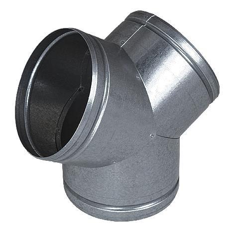 Galvanized Y-Joint 125/125/125Mm 90S - Tro 12*12/90