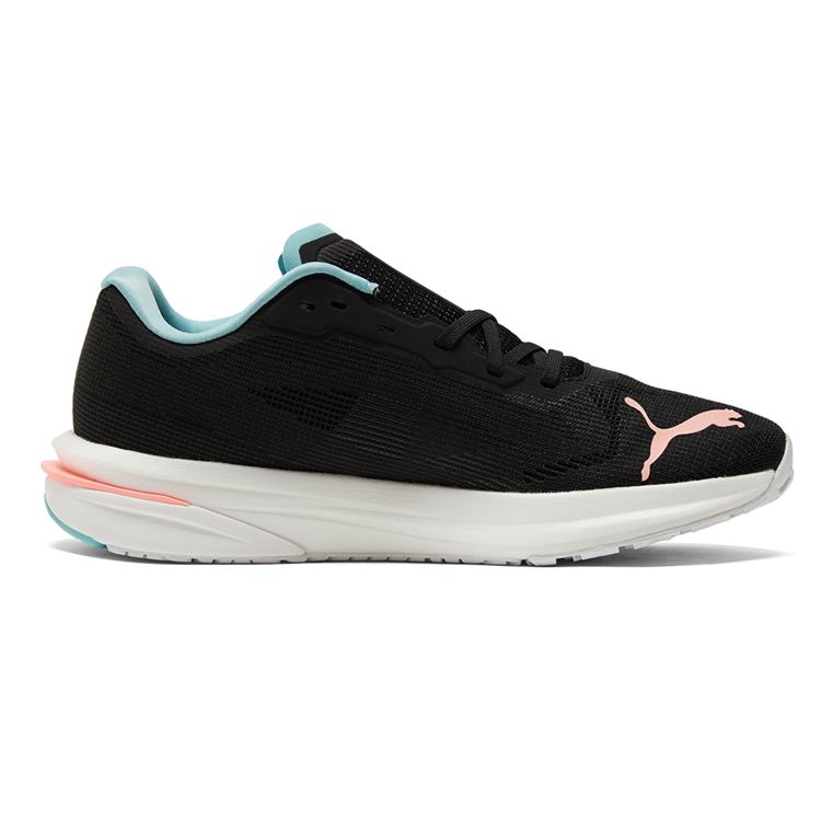Puma Velocity Nitro Black Angel Blue Women Sneakers White 195697-12