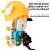 Motorcycle and electric vehicle phone holder, cute cartoon sun hat, delivery rider navigation stand, reinforced