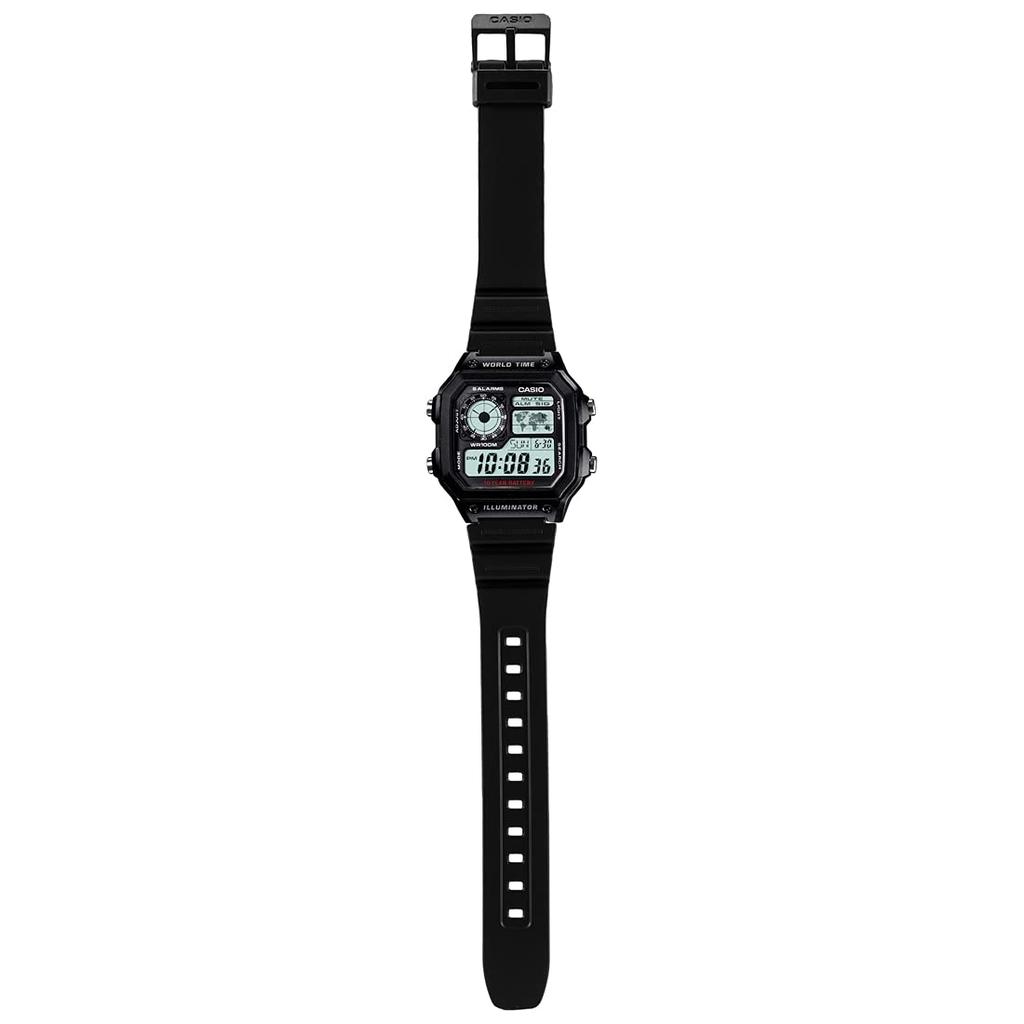 Casio Мужские цифровые часы AE-1200WH-1A