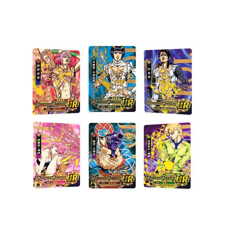 Японское аниме JOJO Bizarre Adventure Золотой Ветер PR Карты Алмазная Вспышка SSP Бронзирование Аниме Коллекция Flash Play Card