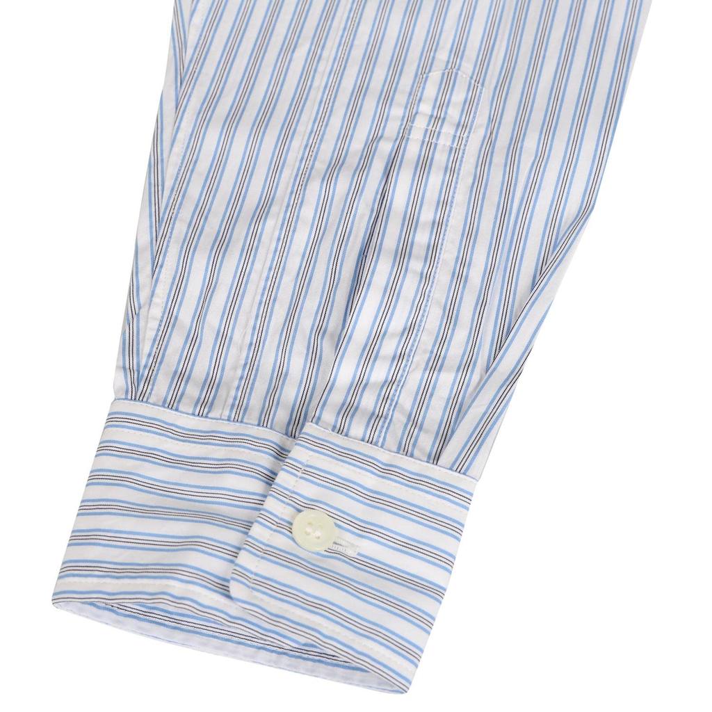 COMME des Футболка с длинным рукавом в полоску с логотипом черного сердца PLAY COMME des GARCONS PLAY S ПОЛОСАТАЯ ФУТБОЛКА B020 Синий L [PLAY GARCONS] Мужская [Товар]