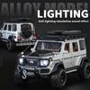 1:32 Модифицированный Внедорожник Mercedes Benz G550 4x4 Металлический Литой Модель Автомобиля Игрушечный Автомобиль для Детей Подарки на День Рождения Для Парня