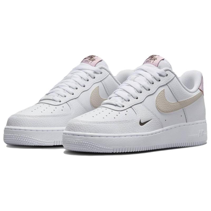 Nike Женские кроссовки Air Force 1 Low '07 Белые Светло-ореховое дерево Розовые HF9992-100