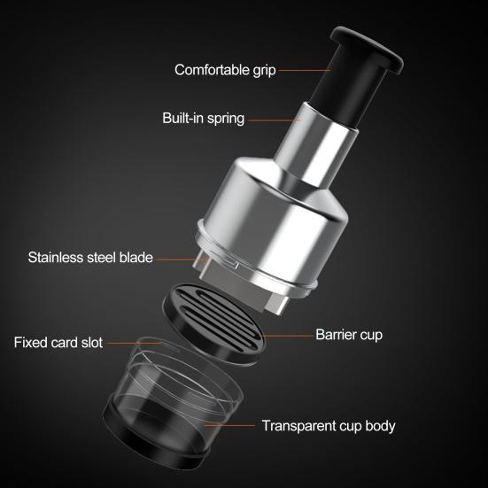 Ручной пресс для чеснока, давилка для чеснока из нержавеющей стали, простой в использовании, прочный измельчитель овощей, имбиря, лука для дома