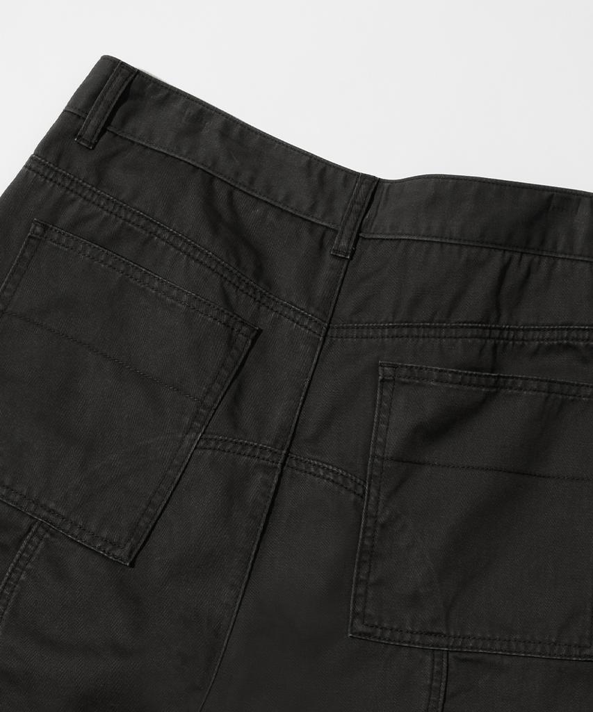 INTEMPOMOOD Panel Bio Washed Cargo Pants_Charcoal