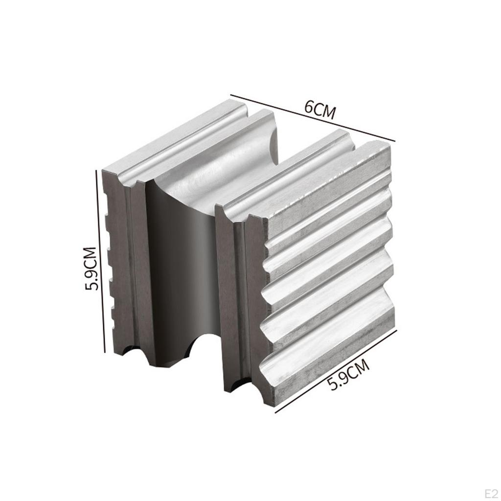 Штамповочный блок, многофункциональный полукруглый металлический формовочный блок для изготовления ювелирных изделий с треугольным профилем