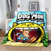 1pc Blanket Dog man Print Design, Lightweight Blanket for Sofa, Bed- Soft &Warm, Gift for All Seasons like Christmas, Halloween