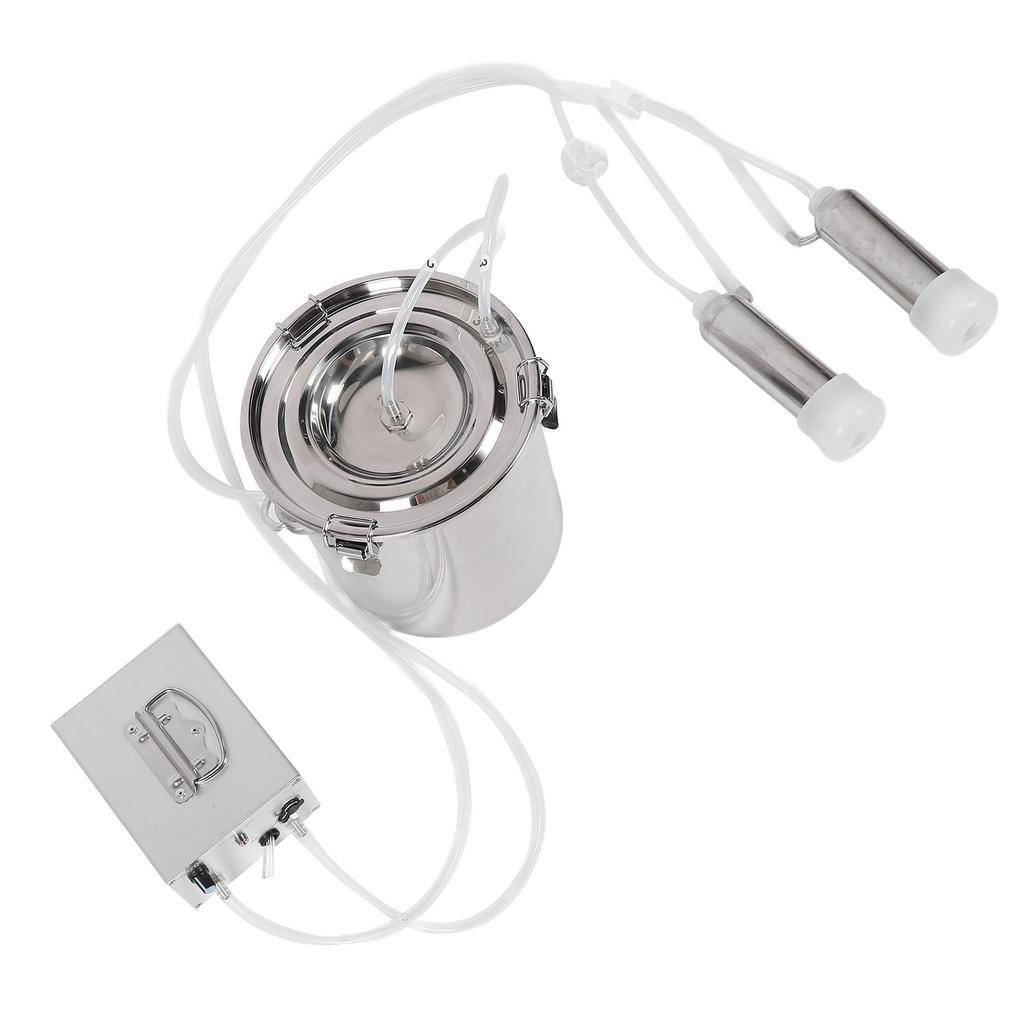 Электрический доильный аппарат 7 л портативный перезаряжаемый регулируемый всасывающий из нержавеющей стали автоматический