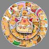 50 Capybara Doodle Cartoon Animal Kapibala Guka DIY Suitcase Stickers Waterproof