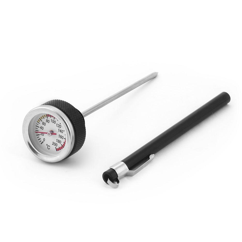 Крышки бензобака мотоцикла M20 x 2.5 с указателем температуры масла 35 мм 0-200℃ Крышка-термометр с щупом 117 мм