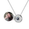 Color Photo Custom Projection Necklace - Versatile Gift for Women, Ideal for Thanksgiving and Christmas.