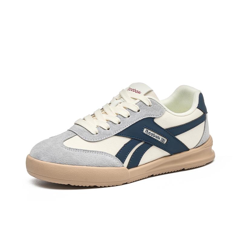 Reebok Smash CN 01 Мягкий верх Легкая мода Нескользящие Износостойкие Дышащие Низкие кеды-кроссовки Унисекс Синий Белый Серый SMASH-CN-01