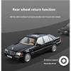 Масштаб 1/24 Mercedes Benz W140 320SEL Классический лимузин Сплав Литой Модель автомобиля Звук и свет Украшение для стола Подарок для друга Презент