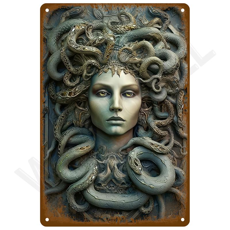 Retro Tin Sign Vintage Metal Signs Plates Posters House Interior Bathroom Wall Art Mural Aesthetic Room Home Decor Decorations