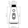 Pumping Spray Head Replacement Pull Down Kitchen ABS Easy installation Attachment Tap Adapter Extender Washing