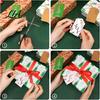 Paper Tags for Presents 48 Pcs Merry Christmas Gift with Rope, Vintage Seasonal Wrapping Supplies Holidays Hanging Labels Wrapping, DIY Crafts,