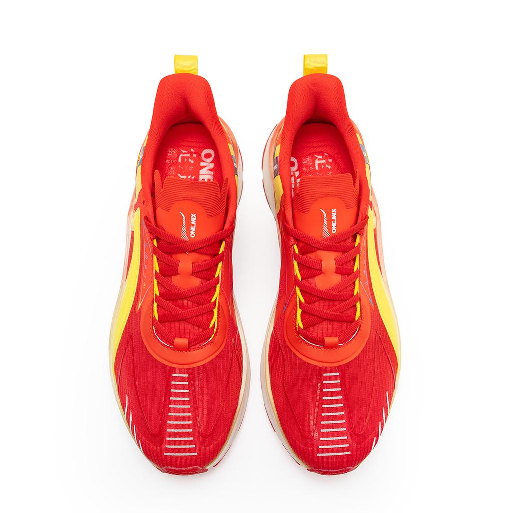 onemix Профессиональные кроссовки из углеродного волокна для мужчин. Летние кроссовки из углеродного волокна в стиле ретро. Дышащая износостойкая спортивная обувь на открытом воздухе на шнуровке.