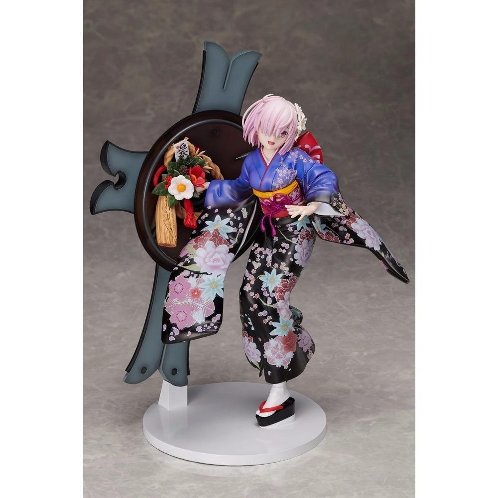 27СМ Аниме Fate/Grand Order Маш Кириилайт Фигурка 1/7 Гранд Новый Год Кимоно Нарядная Модель Игрушка Коллекция Подарков Фигурка Действия