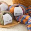 Moher Blend Knitting Yarn 25g Rainbow Gradient Handmade for Hats Scarves Sweaters