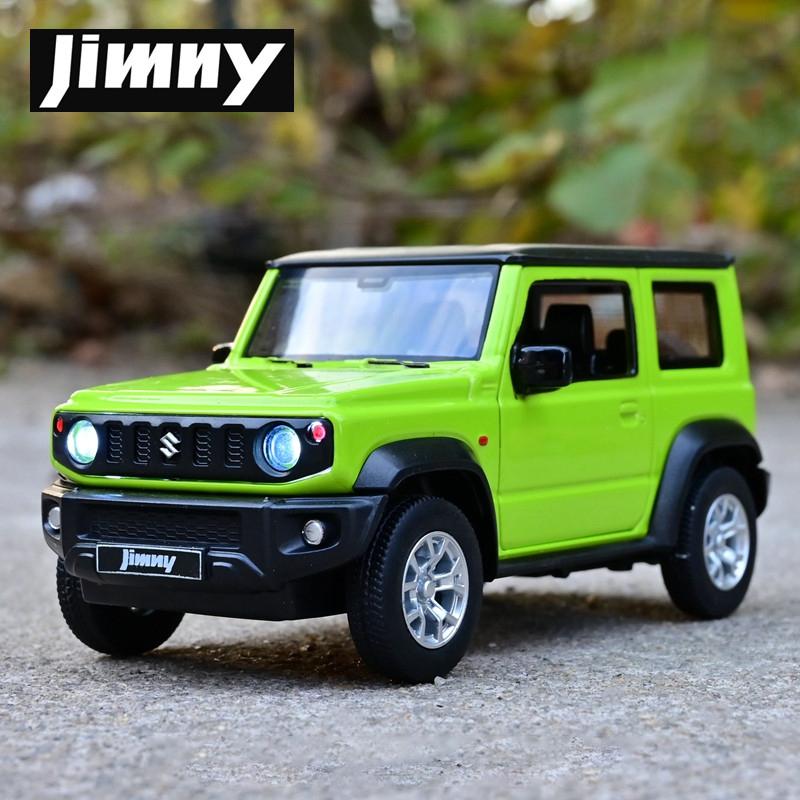 1/26 Suzuki JIMNY 2018 внедорожник игрушечный автомобиль из сплава металлическая коллекционная модель автомобиля звуковые и световые игрушки для детей подарок