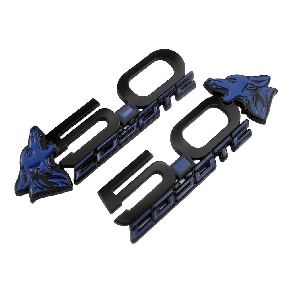 1 пара Новые 3D Металлические 5.0 Coyote Mach Логотип Значок Эмблема Наклейки Наклейка Для Mustang Dark Horse Shelby GT GT350 GT500 Аксессуары