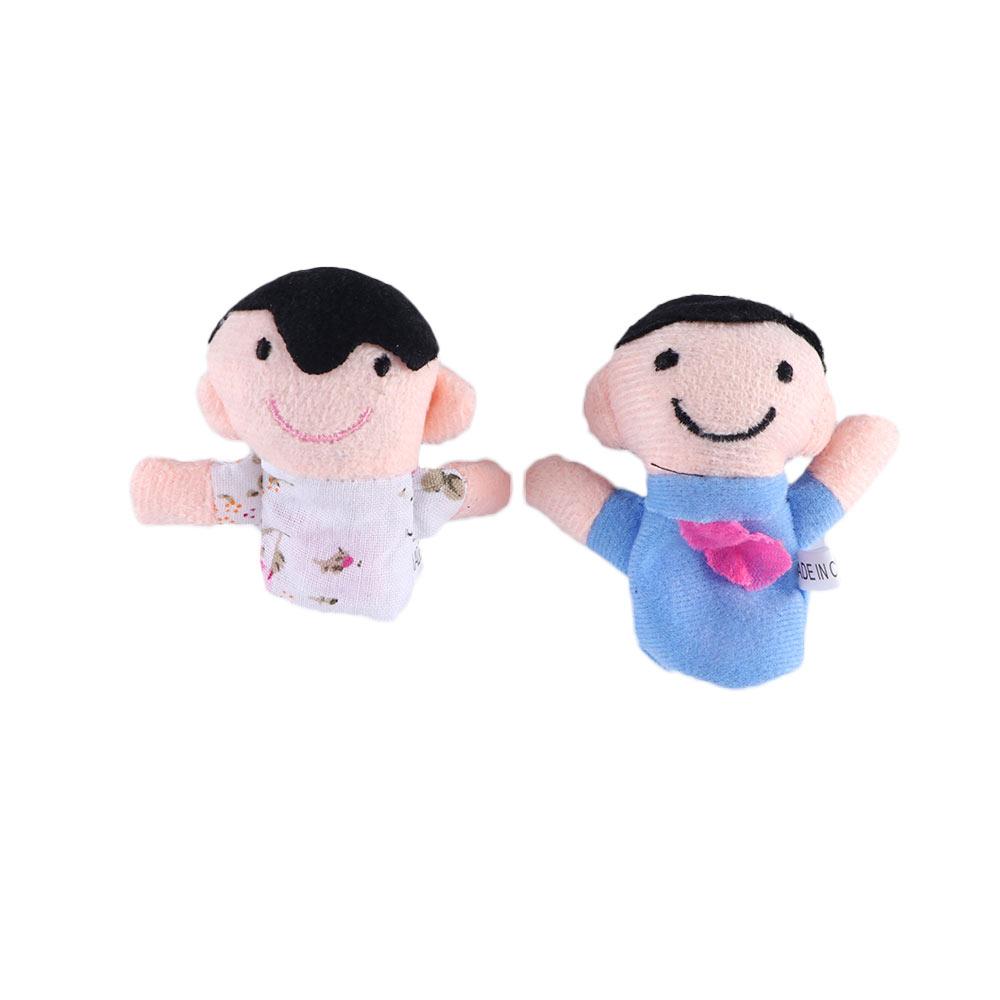 Doll Cloth Doll Toys Kids Gifts Plush Toys Hand Puppet Family Finger Puppets Set Finger Doll