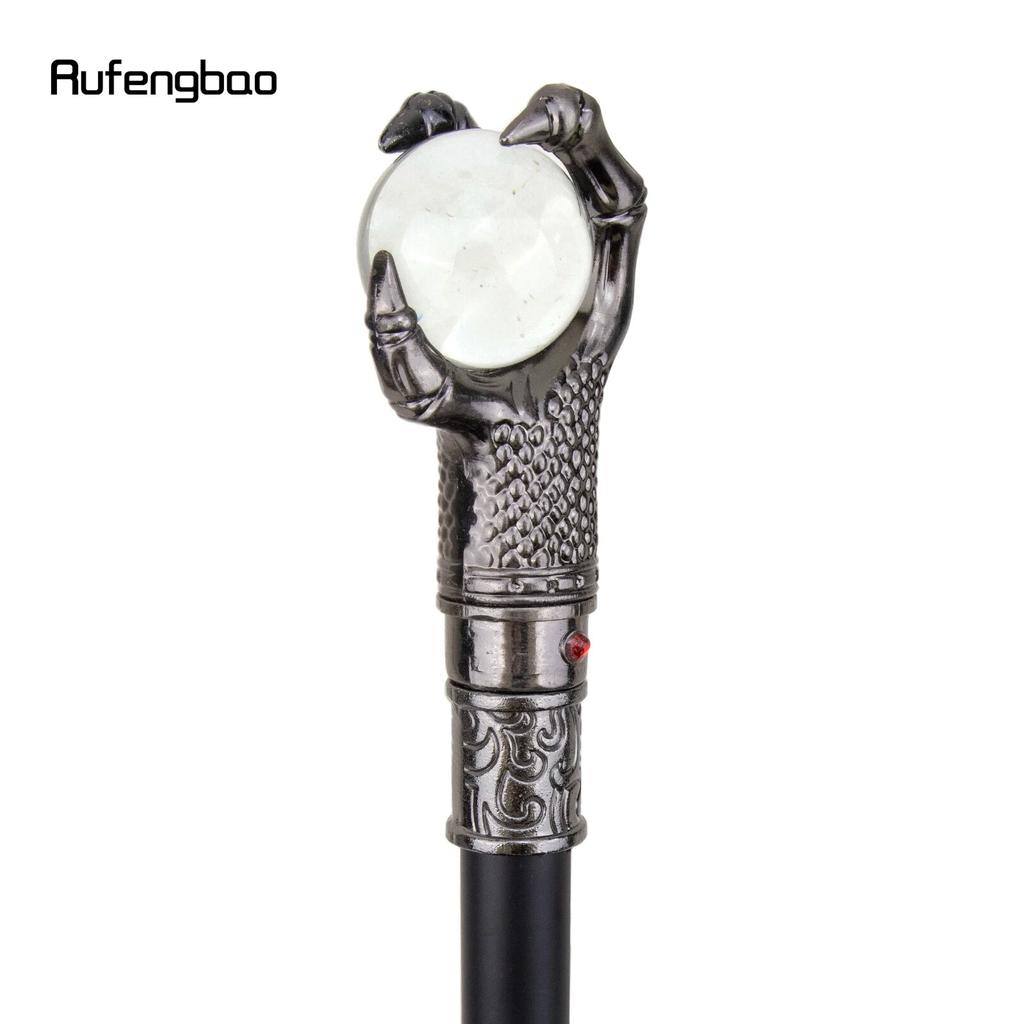 Коготь Дракона, стеклянная прозрачная шариковая трость, модная декоративная трость, элегантная трость для косплея, джентльмен, 93 см