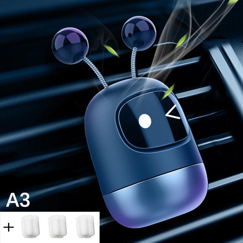 Автомобильный освежитель воздуха, креативный мини-робот, вентиляционное отверстие, зажим для ароматизаторов, вентиляционное отверстие, ароматерапия, автомобильный интерьер