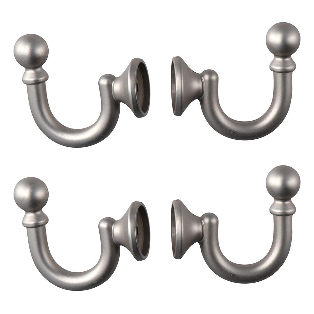 4 шт. Настенные крючки-подхваты для штор 47 мм Крючки для одежды, пальто, полотенец, подхваты для штор для окон Homen