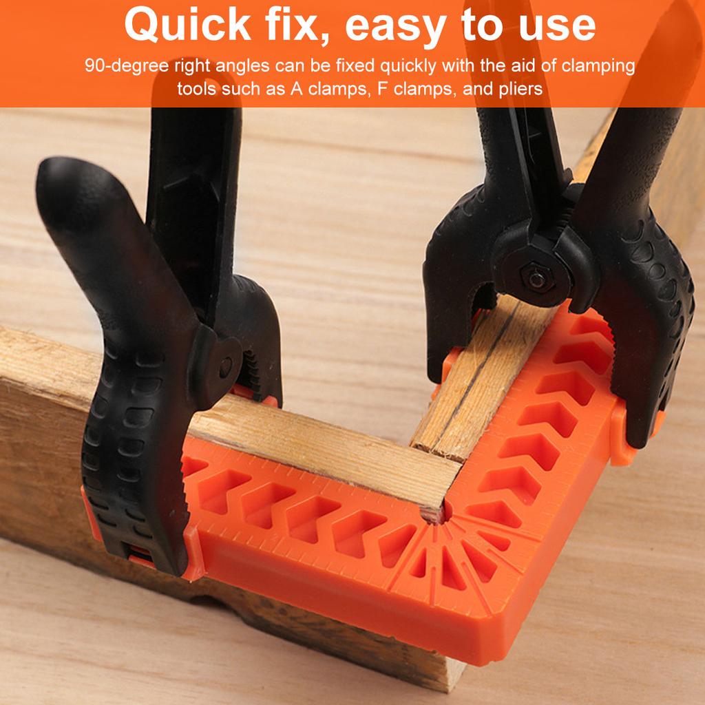 Высокоточный пластиковый угловой зажим для позиционирования под углом 90 градусов L-типа, фиксирующий зажим, многоразовый для фоторамки, шкафа, ящика