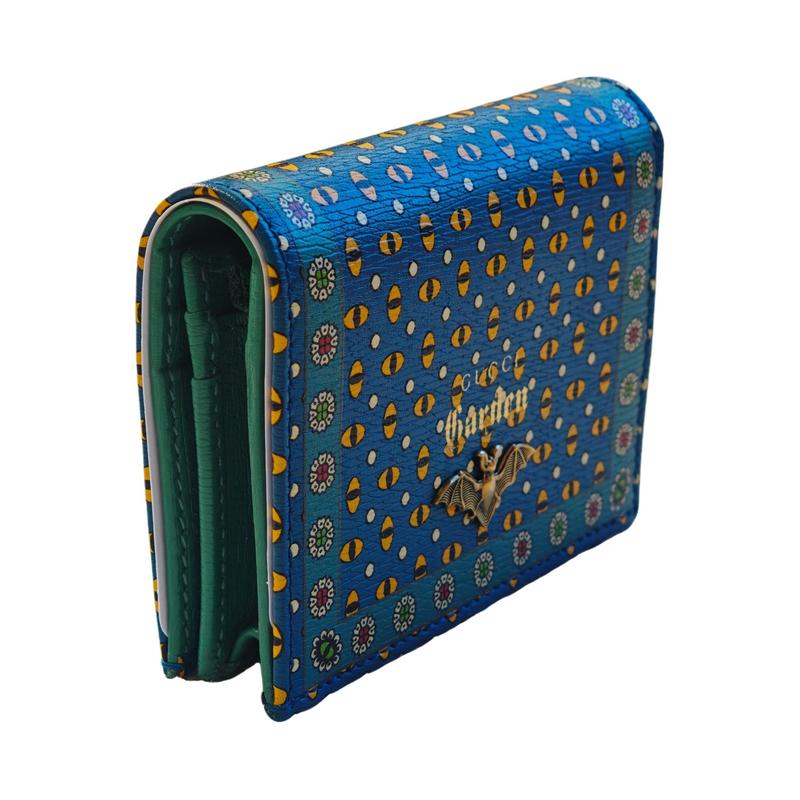 Gucci garden fox pattern leather wallet mini women's multicolor