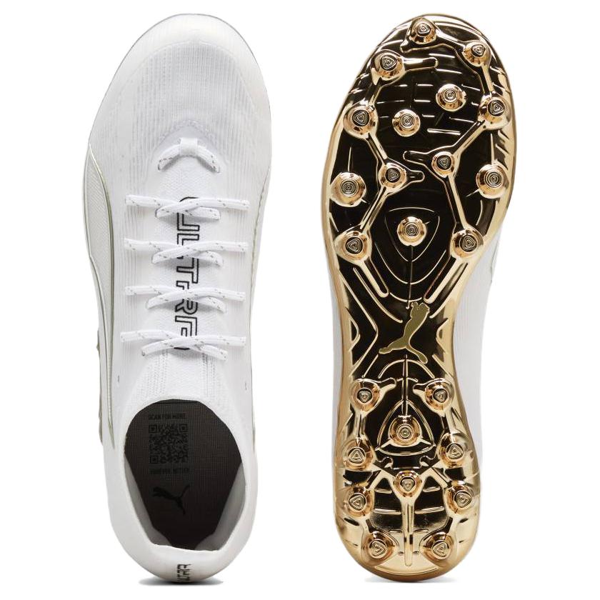 Puma Ultra 6 Удобная посадка Поддержка Футбольные бутсы Унисекс Футбольные бутсы Platinum 108999-04