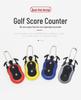 Счетчик очков для гольфа с двойным циферблатом для двух игроков - Аксессуар для подсчета очков на поле