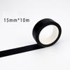 Black And White Solid Color Paper Tape DIY Masking Tape High Quality Decorative Tapes