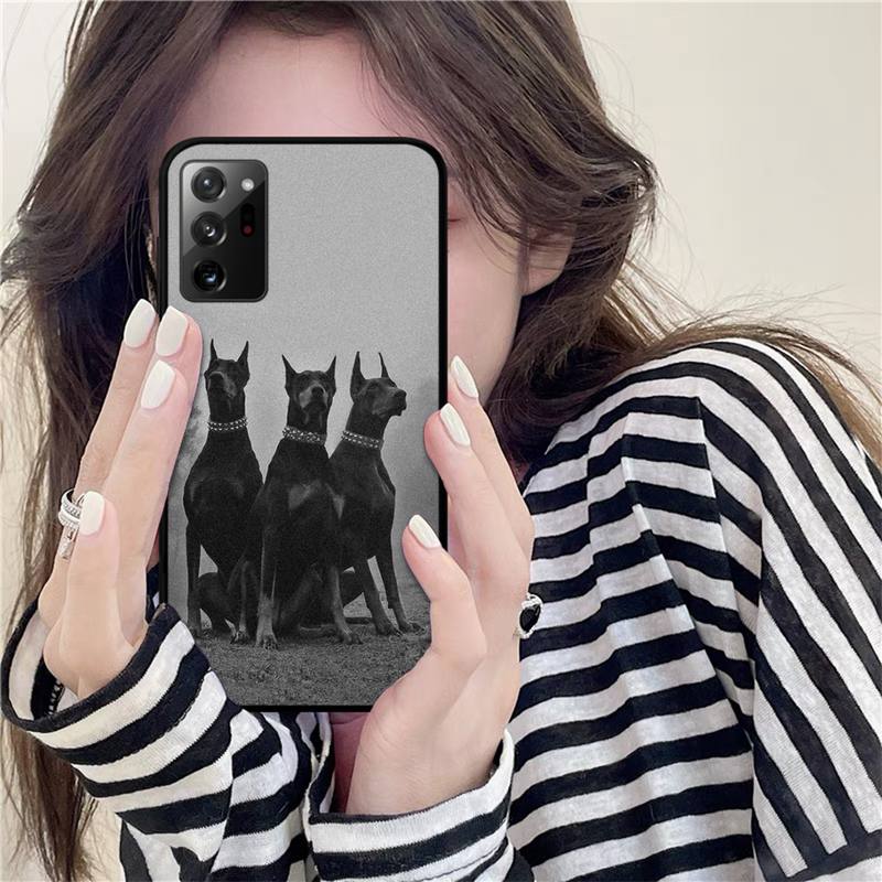 Чехол для телефона Yinuoda с изображением животных таксы и добермана для Samsung Note 20 Ultra 10 pro lite plus 9, 8, 5, 4, 3 M, 30s, 11, 51, 31, 31s, 20 A7