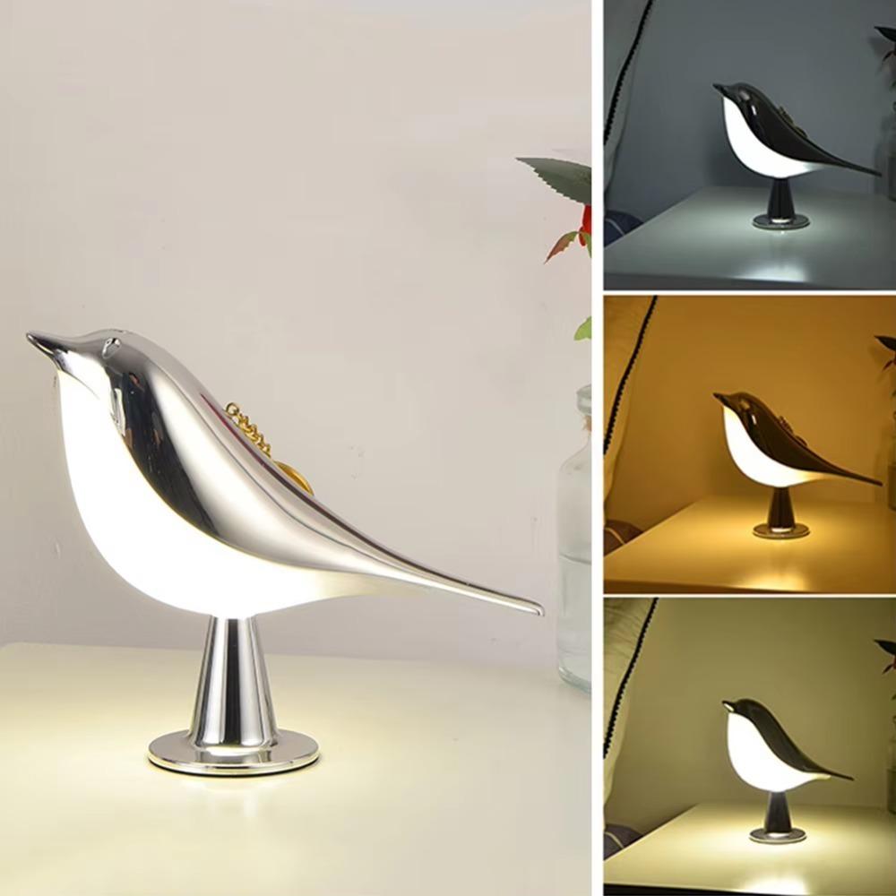 3 Colors Touch-Control LED Lamp USB Rechargeable Creative Night Lamp for All Rooms Decoration
