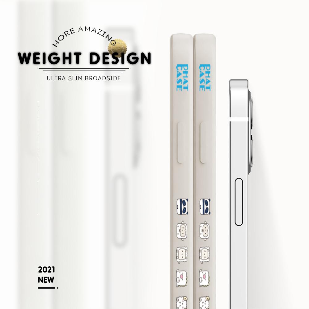 Чехол для телефона с мультяшным красочным узором, квадратный, жидкий, силикон, TPU, полное покрытие камеры, противоударный защитный чехол для Xiaomi Redmi iPhone